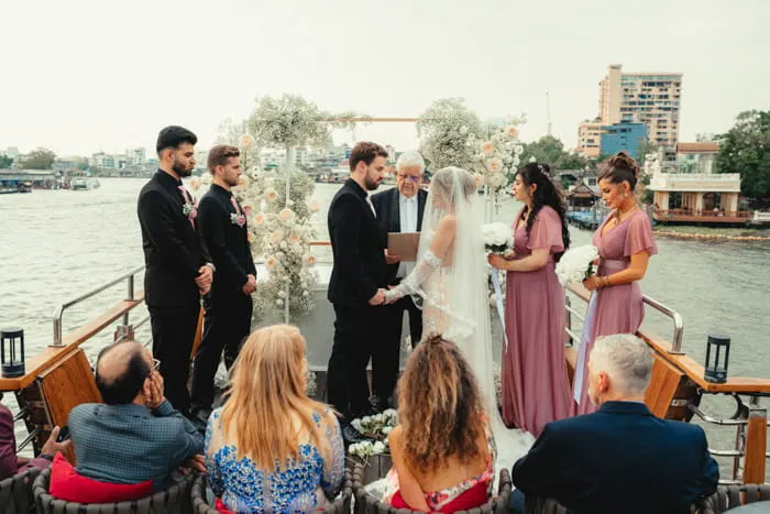 Ceremony moment at a Thai venue