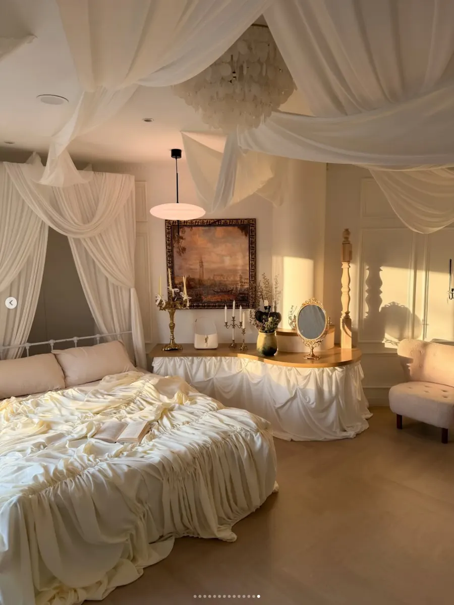 Themed room styled for editorial work