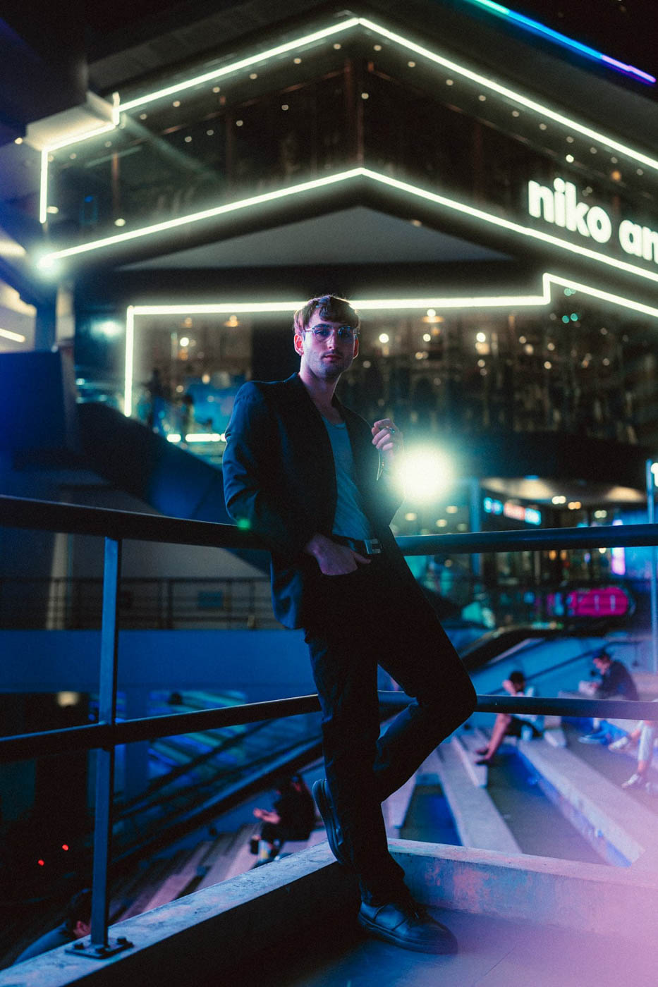 Cinematic moody portrait