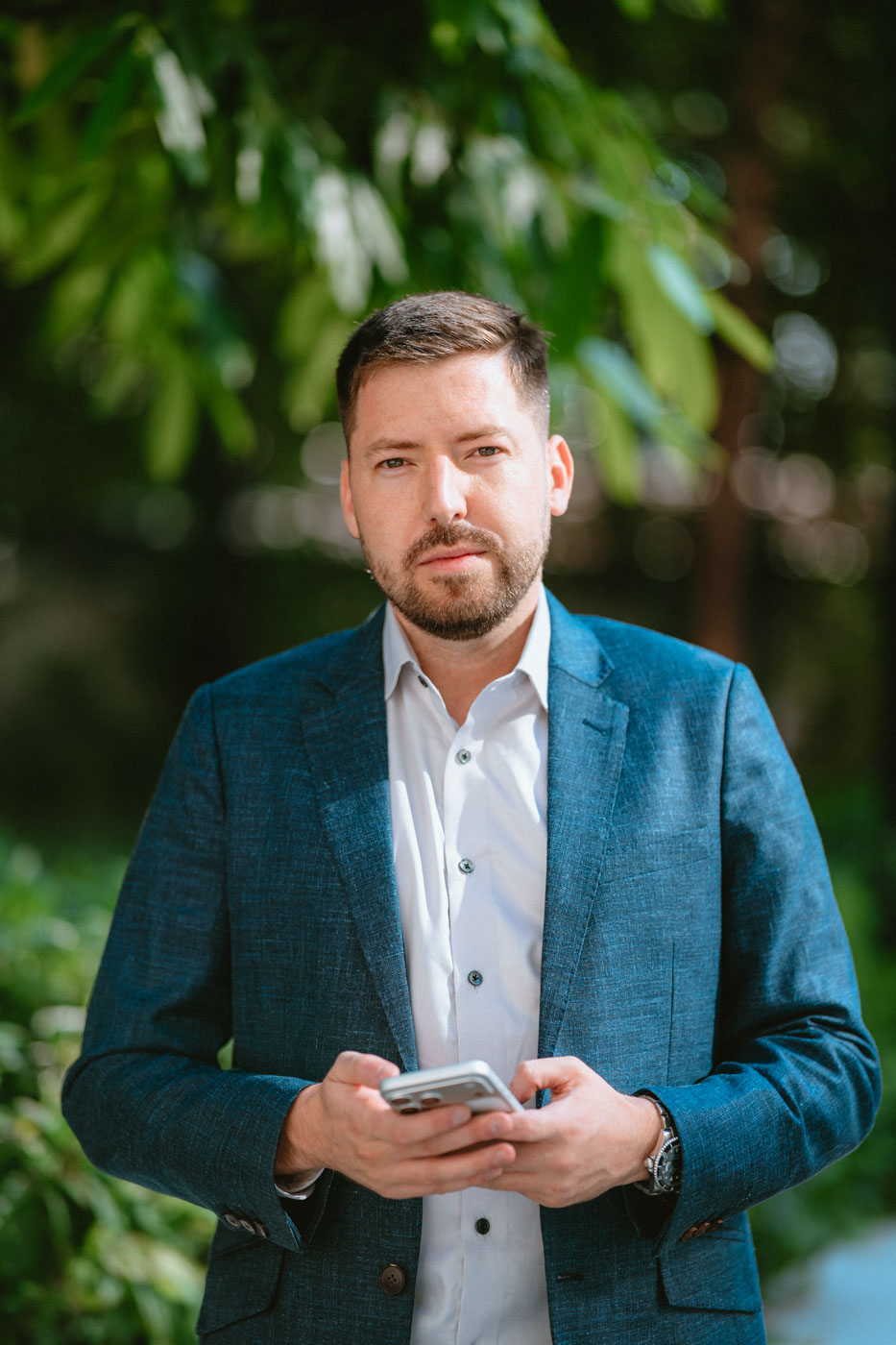 Professional headshots Bangkok shot in editorial style