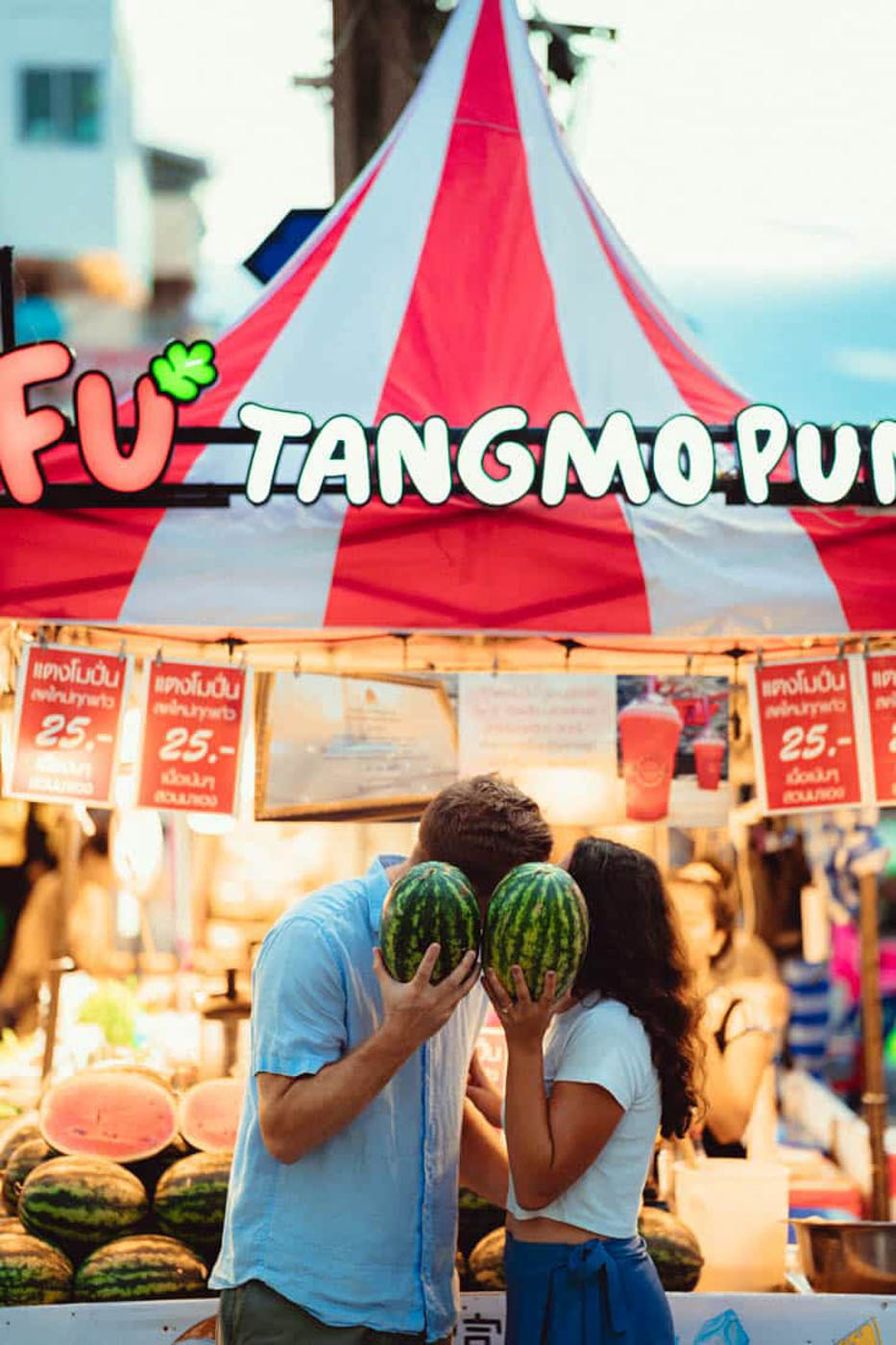 Couple photographed together in Bangkok