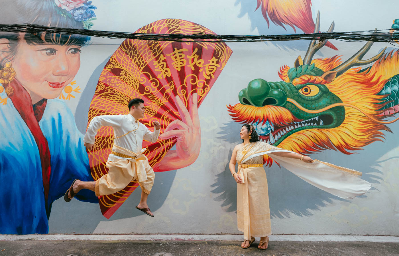Chinese costume photography Dragon Town Bangkok