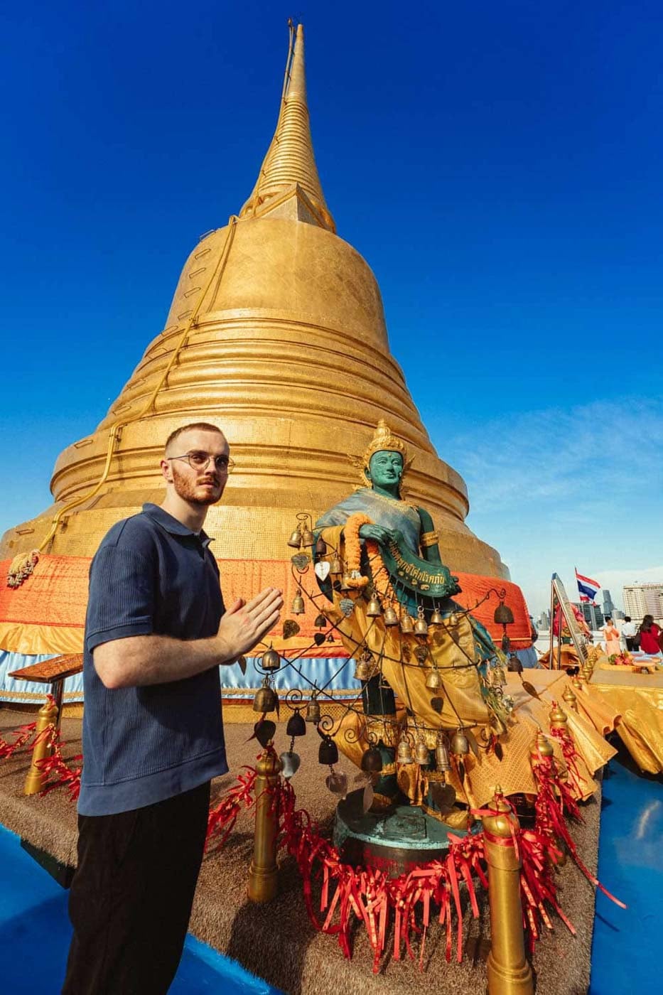 Photography at Wat Saket Golden Mount Bangkok