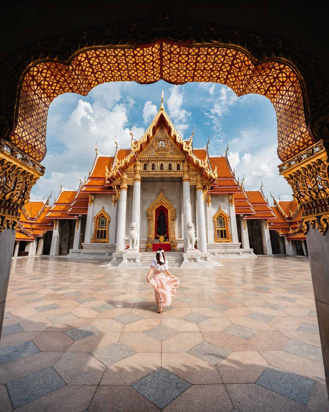 Photography at Wat Benchamabophit Marble Temple Bangkok