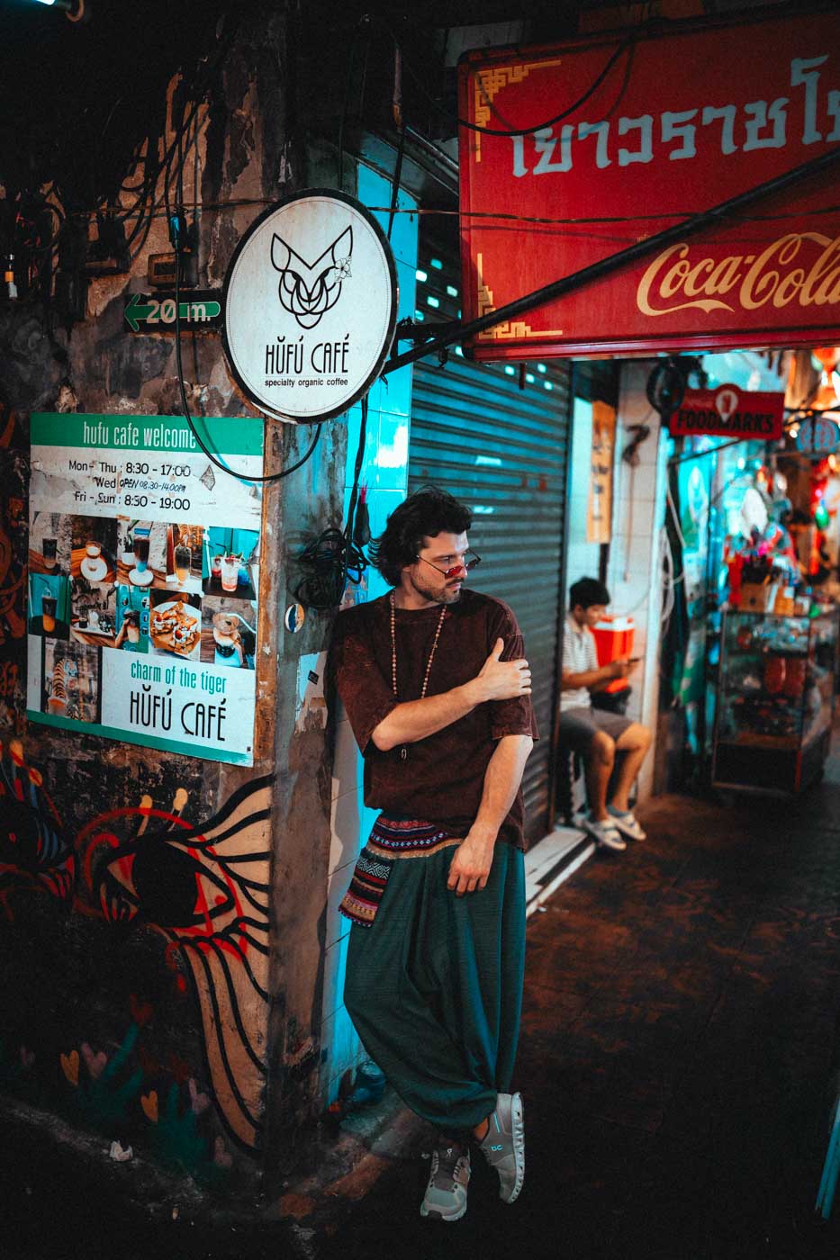 Authentic Bangkok street photography for dating profiles