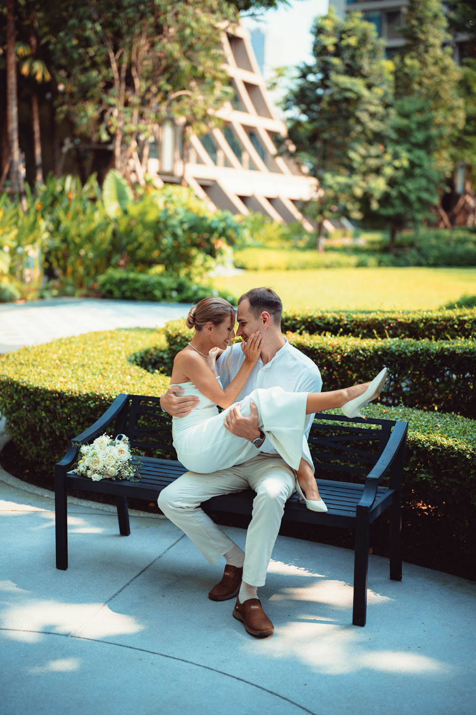 Romantic couple photo Bangkok