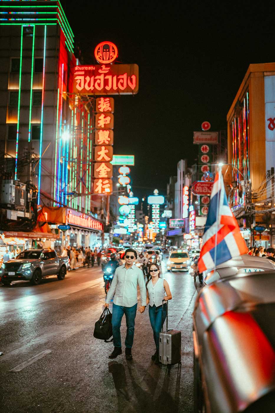 Travel portrait taken on location in Bangkok