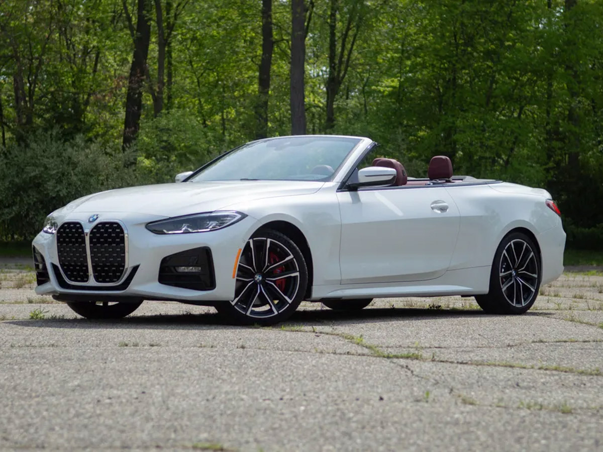BMW 430i Convertible white
