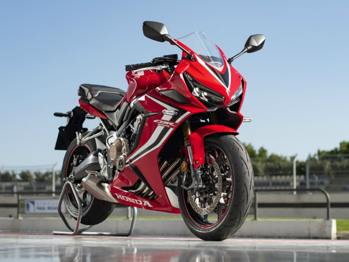 Honda CBR650R red white