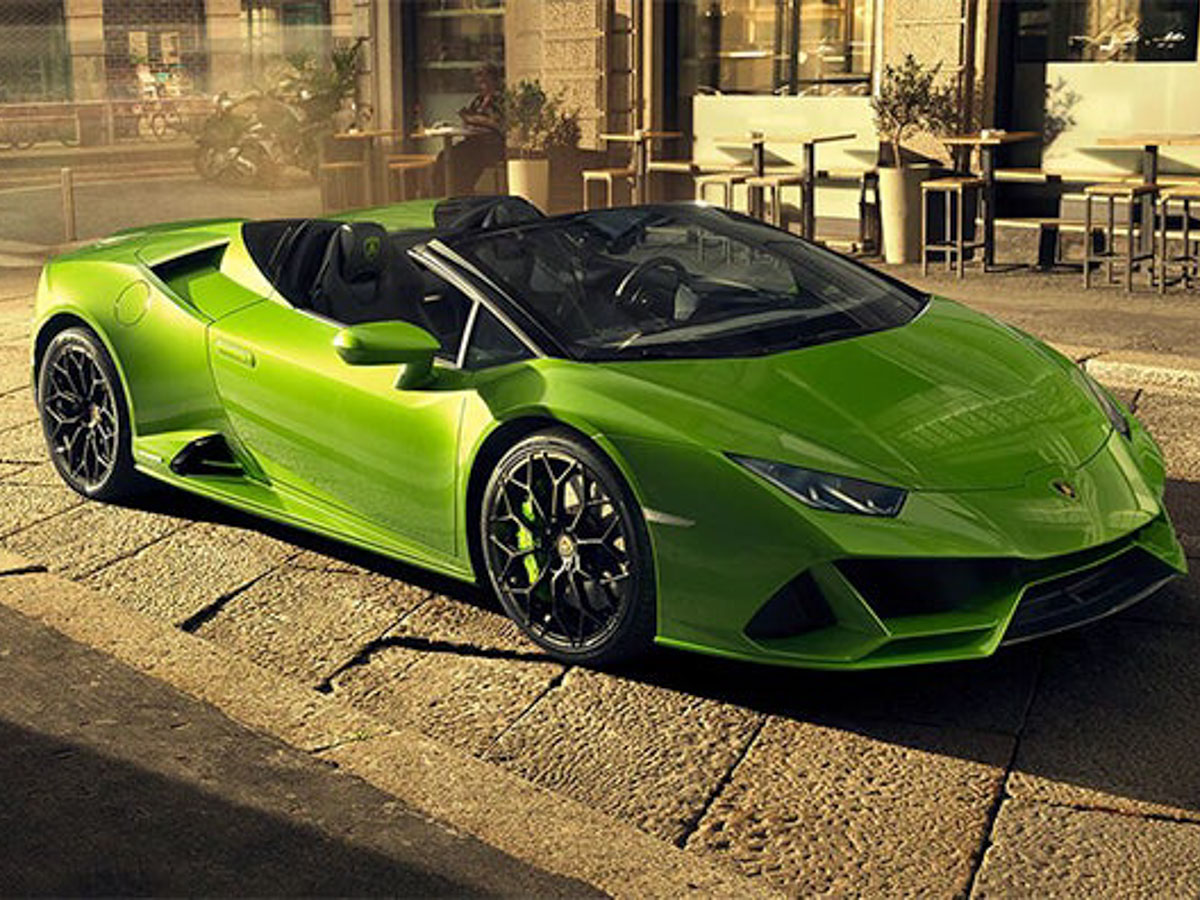 Lamborghini Huracan Evo Spyder lime green