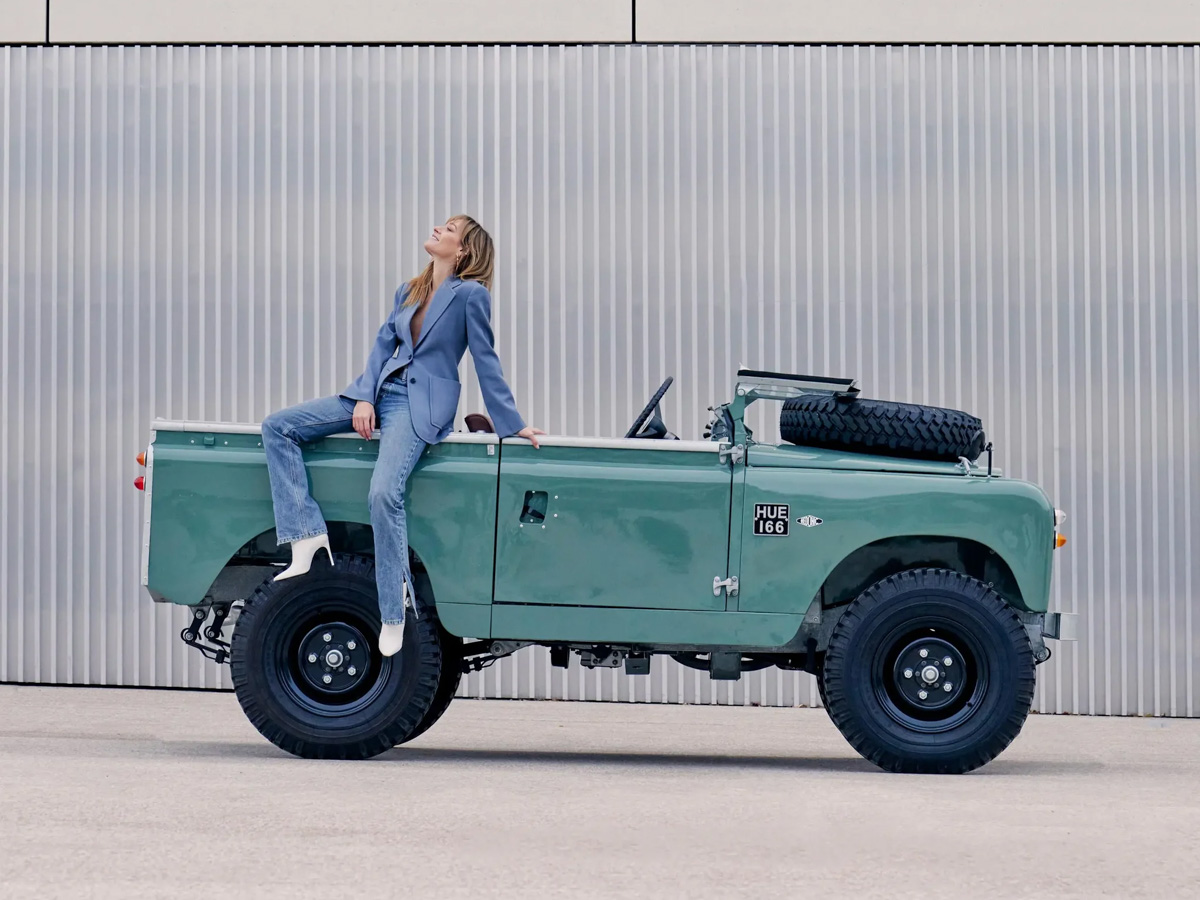 Land Rover Series I sage green