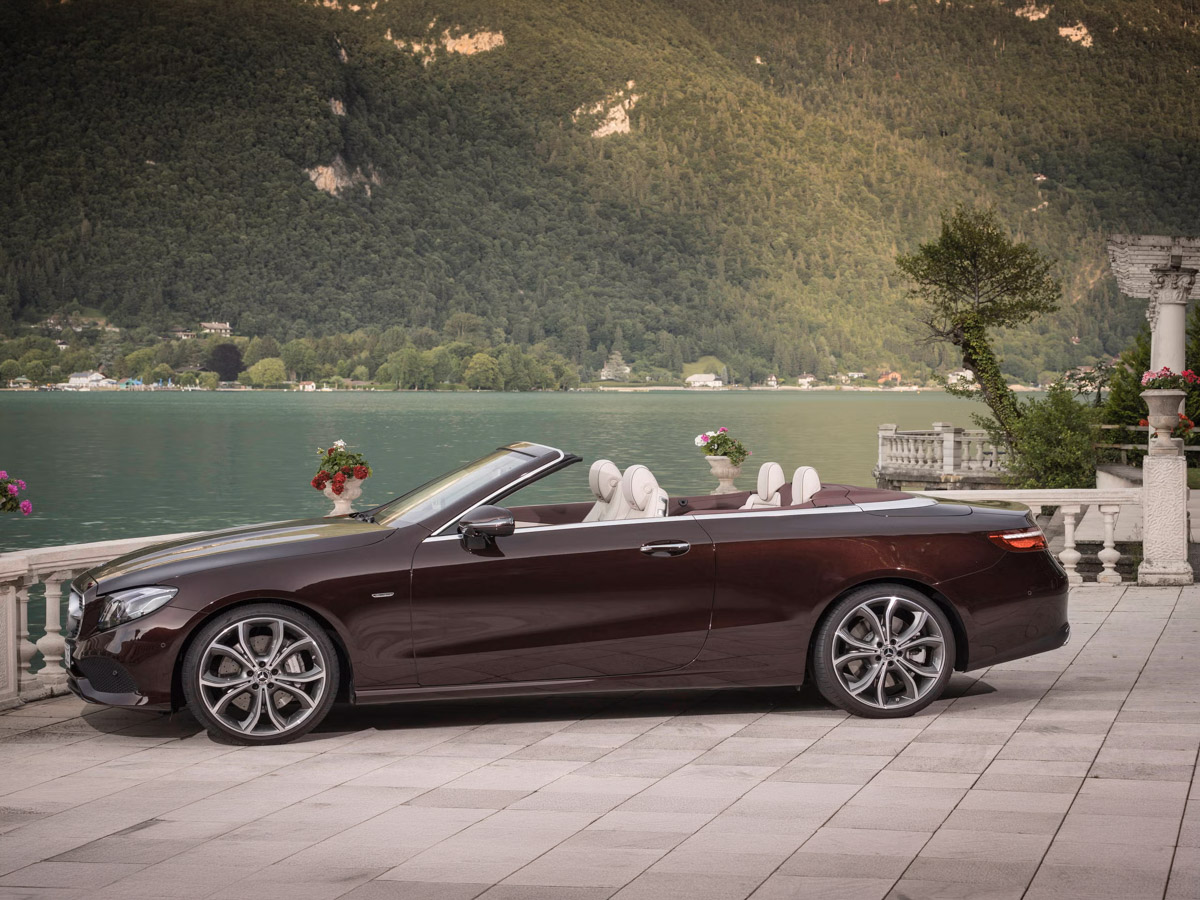 Mercedes E300 Cabriolet rose gold copper