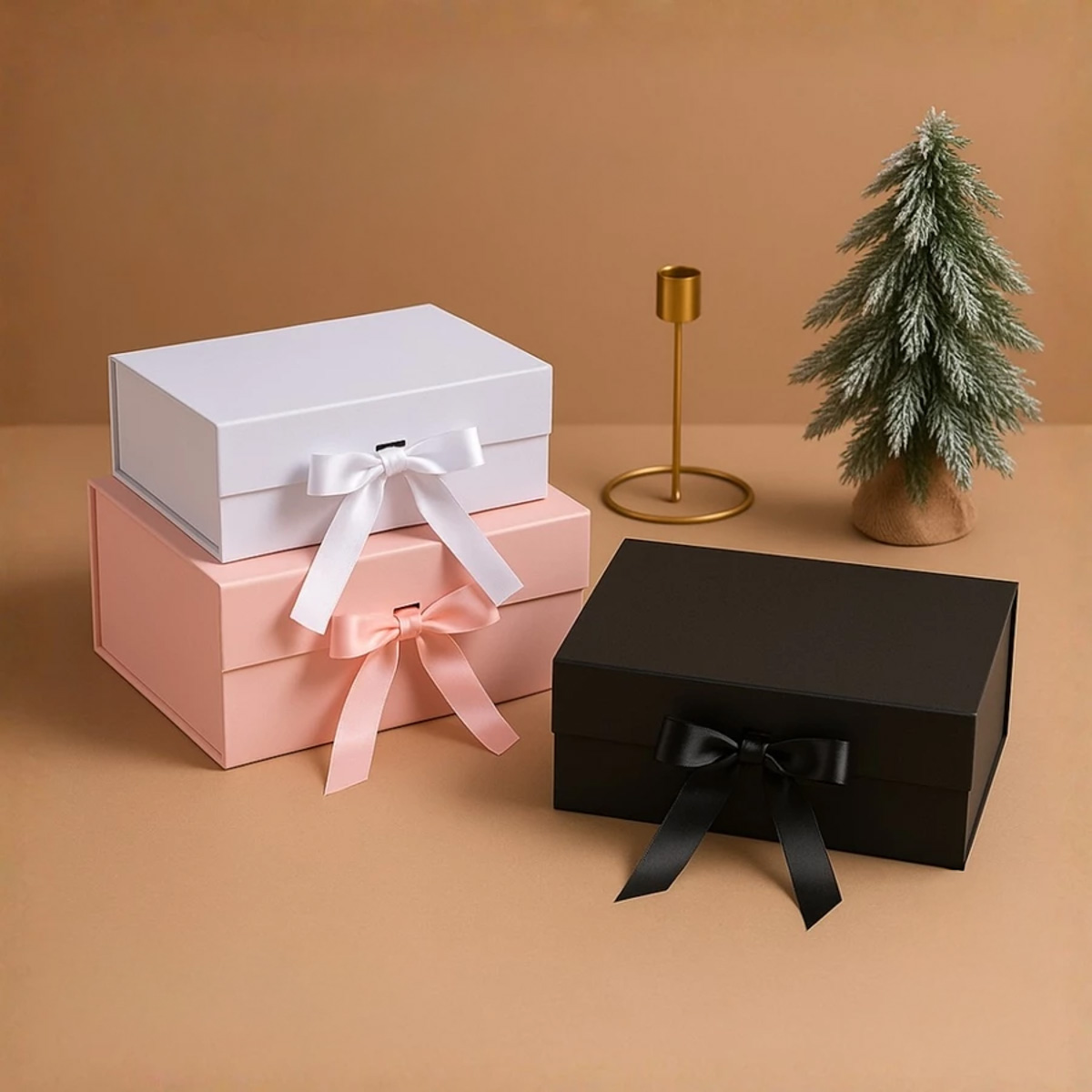 Folio box with matted prints