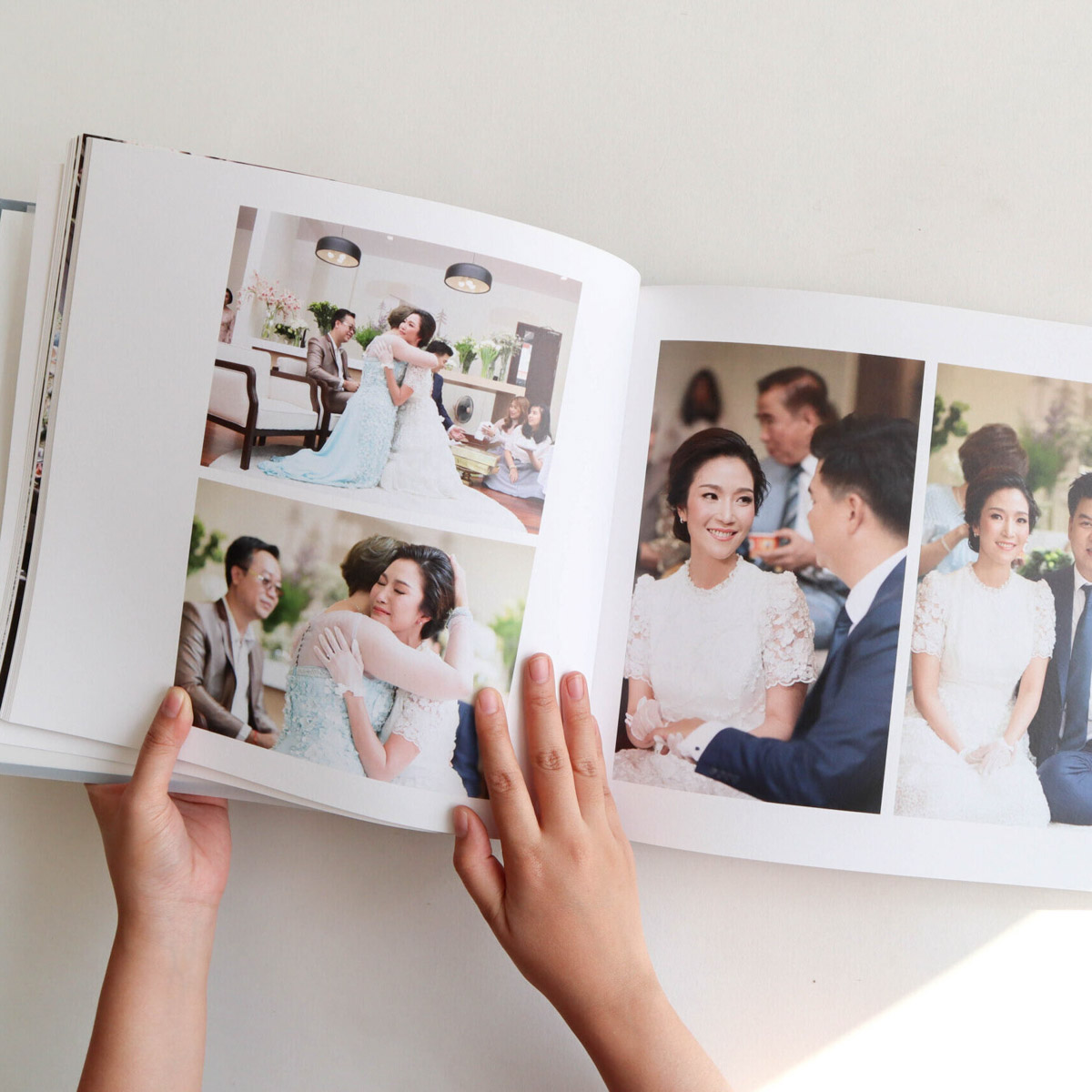 Lay-flat hardcover photobook